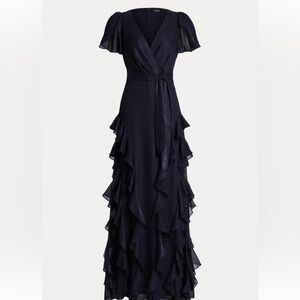 Navy formal dress. Worn once